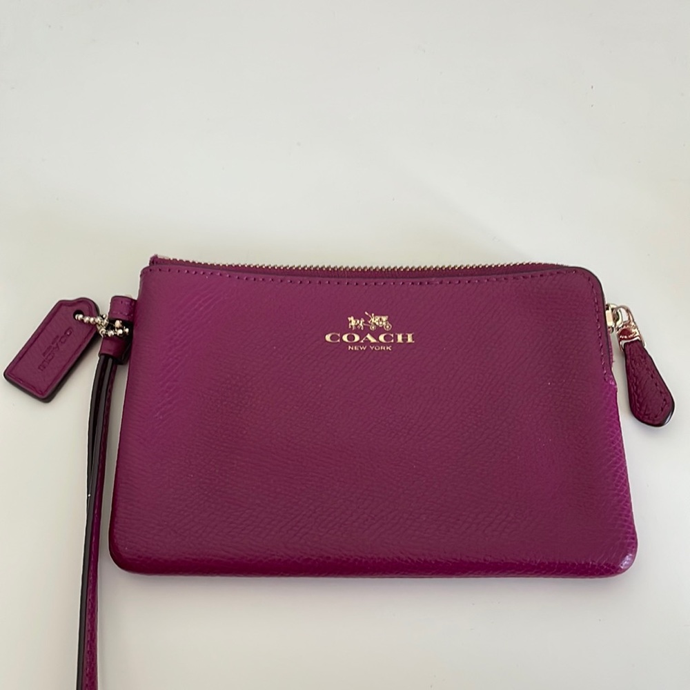 Coach leather wallet